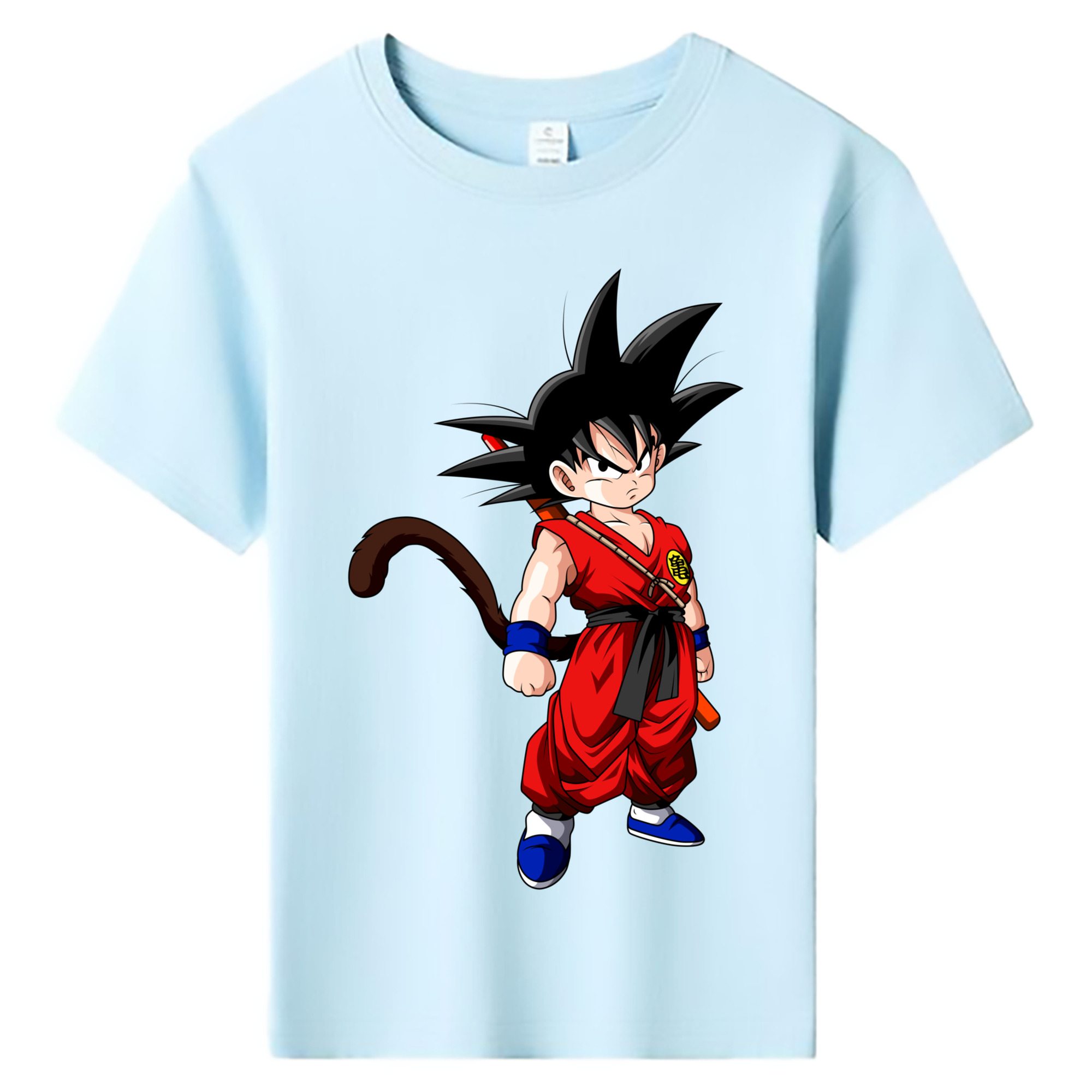 （画像用） ドラゴンボール 孫悟空（そん ごくう）Son Goku カカロット DRAGON BALL Kakarotto 綿100％キッズTシャツ（フロントプリント）